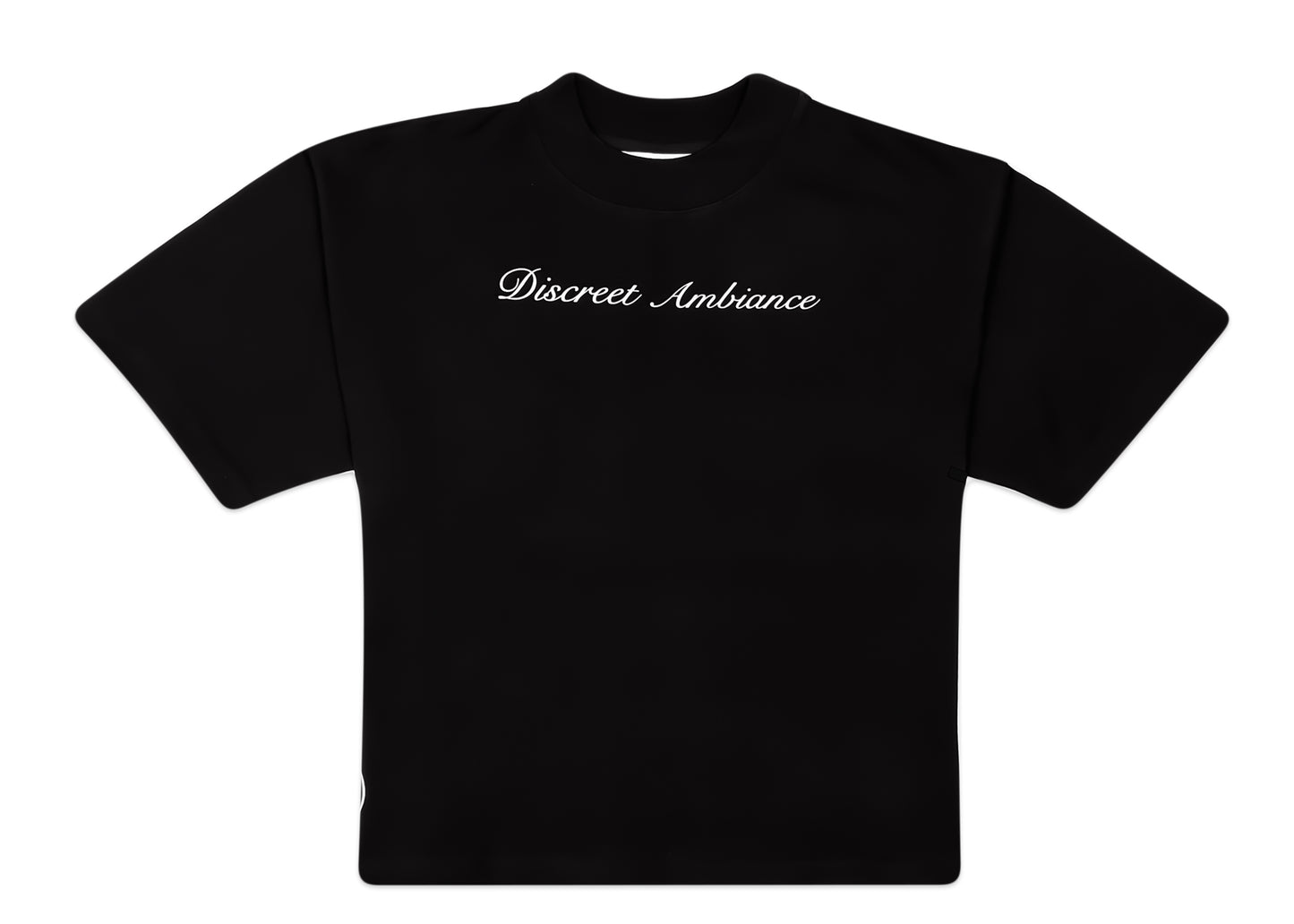 Crop Mock Neck Tee
