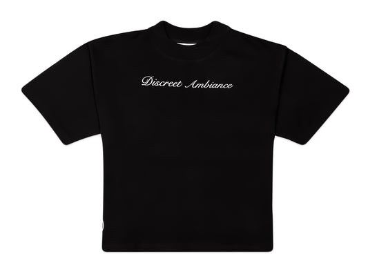 Crop Mock Neck Tee